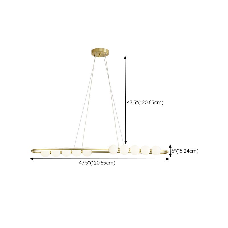 Gold Kitchen Island Lights Contemporary Pendant Lights for Dining Room