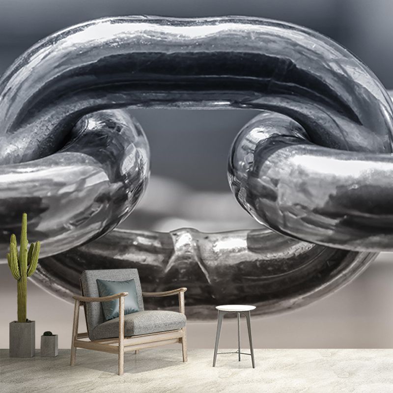 Customized Horizontal Photography Metal Mural Eco-friendly Wallpaper for Home Decor