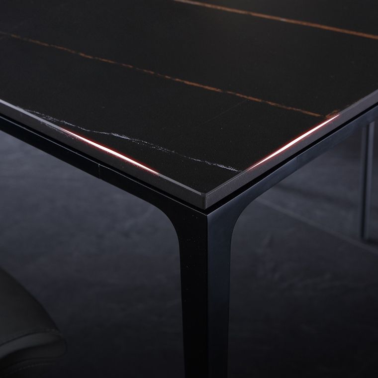 Simplicité Table de la salle à manger rectangle