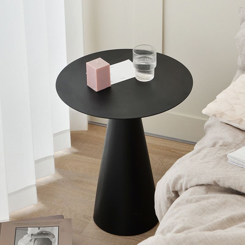 Pedestal Cocktail Table Set Mid-Century Metal Round Coffee Table