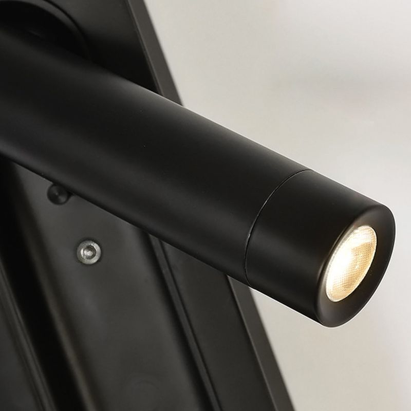 Black Metall Wandleuchte moderne Wandmontage Leuchte Leselampe für Schlafzimmer