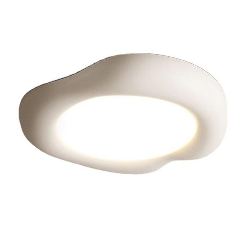 1 - Light Iron LED Flush Mount Minimalist Nordic Ceiling Flush in 4 Colors