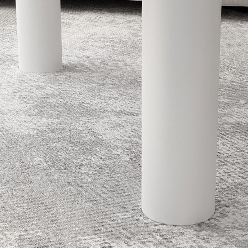 Scandinavian Coffee Cocktail Table Solid Wood Coffee Table in White