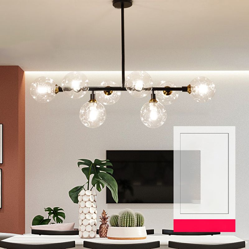 Modern Glass Pendant Lighting Nordic Island Light for Dining Room