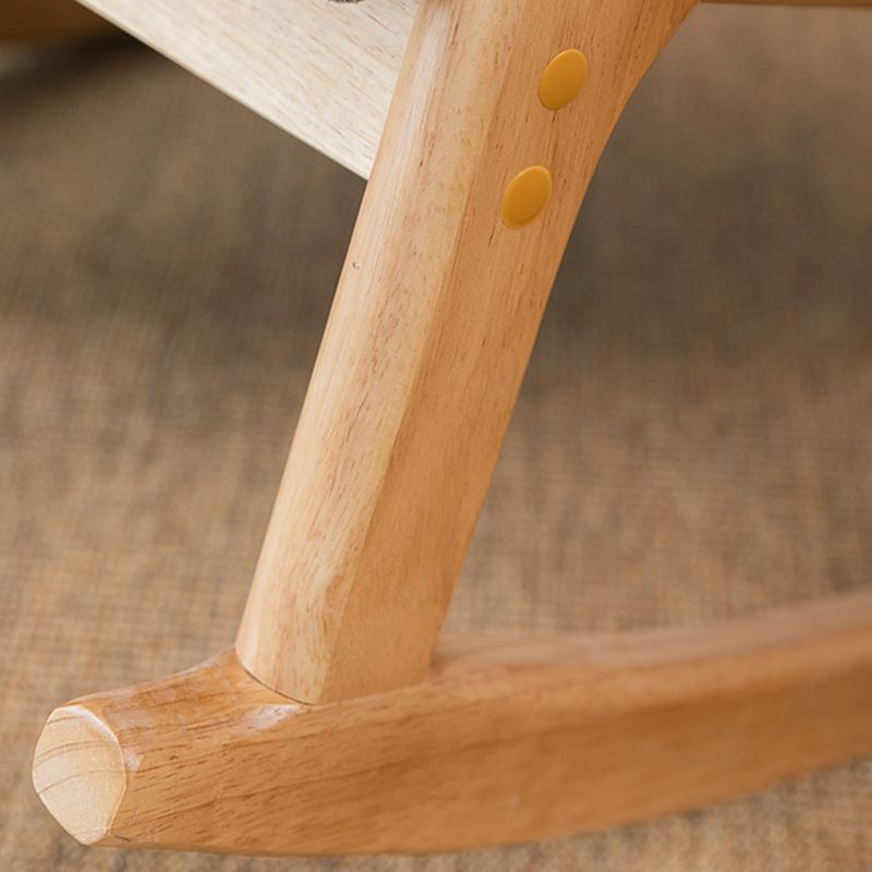 Modern Style Wood Base Home Lazy Chair Lounge Chaise Rocking Chair