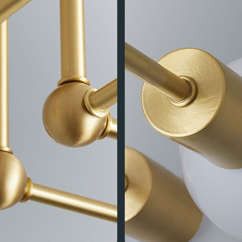 Modern Metallic Ceiling Light Flush Mount Lighting for Hallway Home
