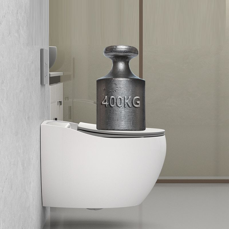 Wall Mount Modern Flush Toilet Porcelain Single Flush Toilet