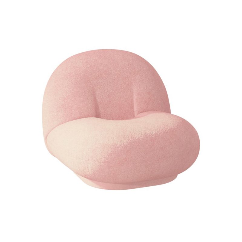 Modern 1-seater Wool Sofa 25.59" H Armless Sofa for Living Room