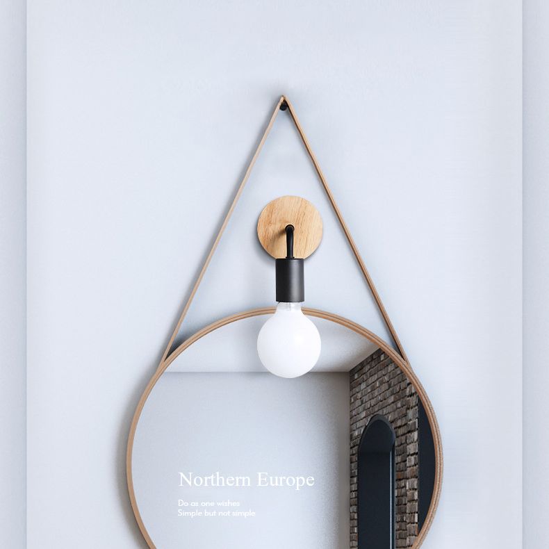 Lampade a parete per lampadina nuda Lampade a parete Ultra-Modern Wall Sconce Lighting per camera da letto