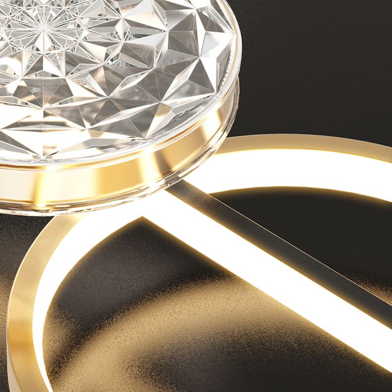 Acrylic Black LED Island Light in Modern Simplicity Aluminium Linear Pendant Light for Dining Room