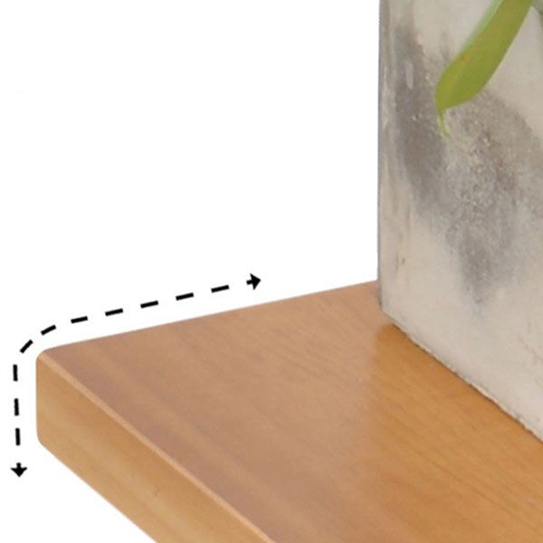 Modern Style Fixed Table Set 1/2 Pieces Solid Wood Rectangle Counter Set