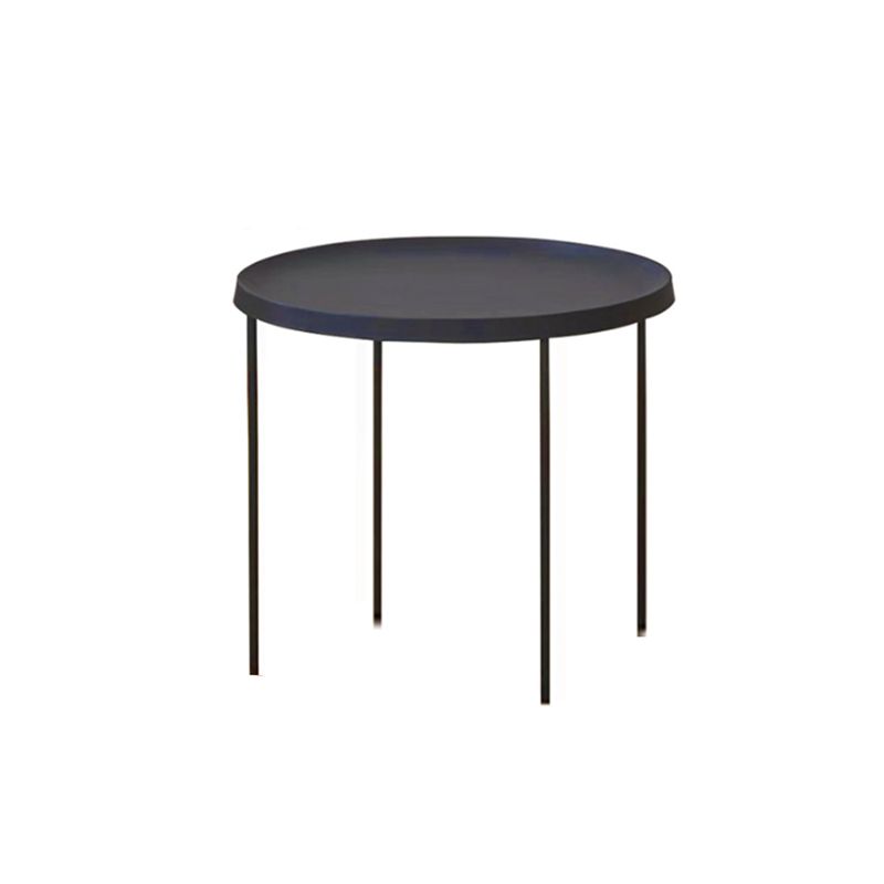 Mid-Century Modern Tray Top Coffee Table 4 Legs Iron Cocktail Table