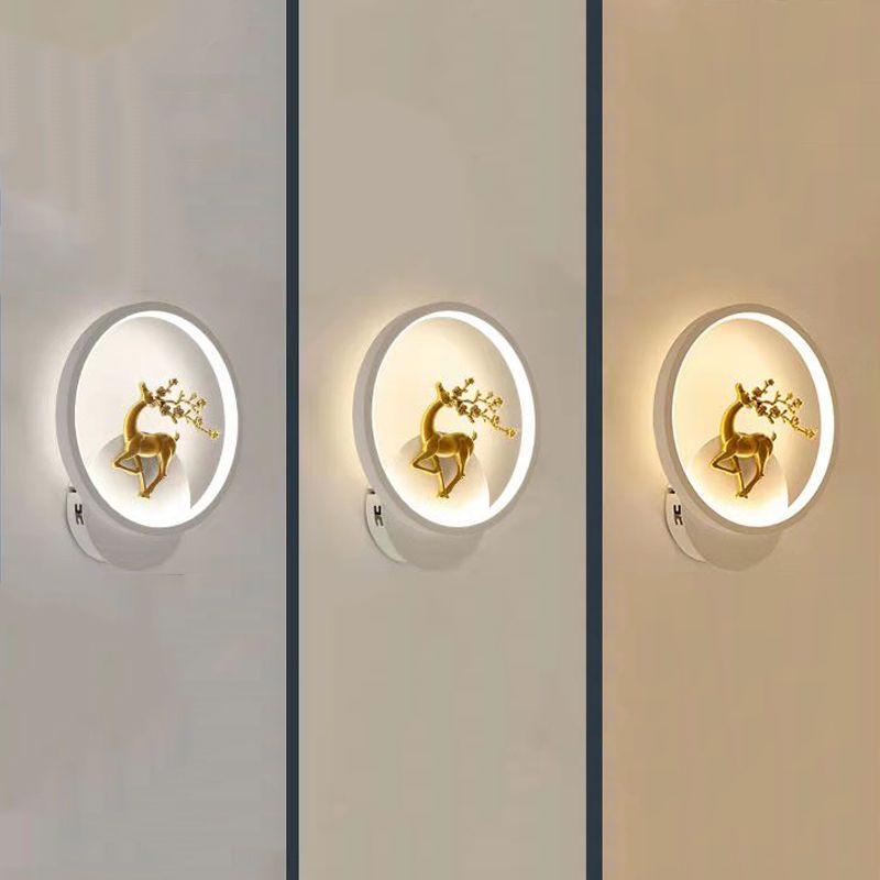 Nordic moderne Mall Mount LED LED simple Mur Wall Sconce lampe pour le salon