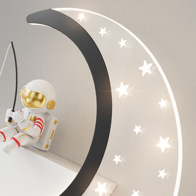 Children Wall Mount Light LED Resin Wall Light with Acrylic Shade for Kid's Room