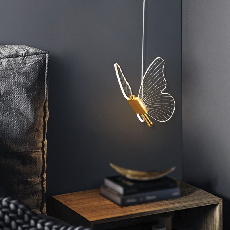 Unique Shade Metal Wall Sconce Modern Style 2 Lights Wall Mount Lighting in Gold