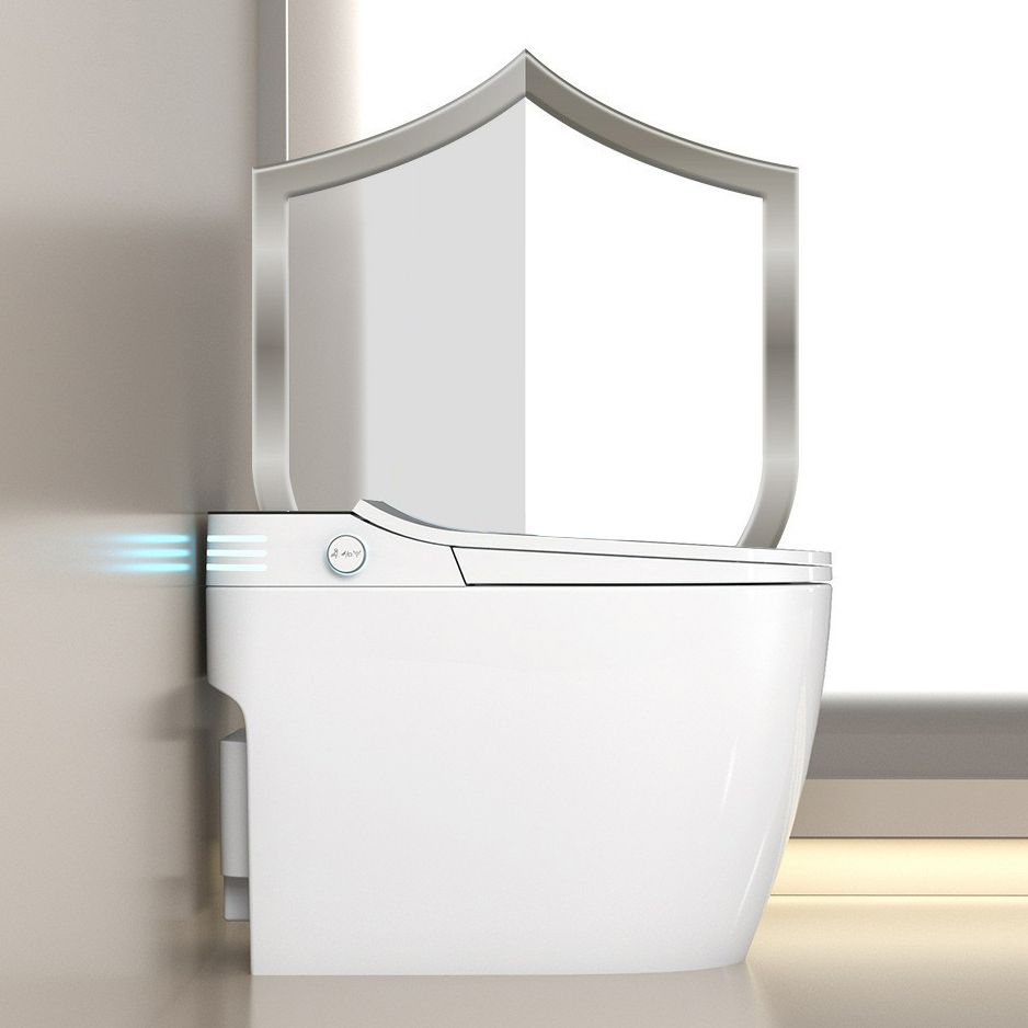 Modern Toilet Bowl ABS Floor Mounted Siphon Jet Flush Toilet