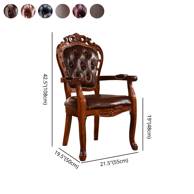 Sillas de madera de caucho estilo escandinavo, sillón con respaldo abierto para cocina (juego de 2)