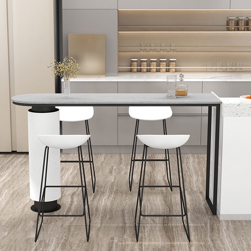 Specialty Bar Table Bar Height Contemporary Pub Table for Indoor