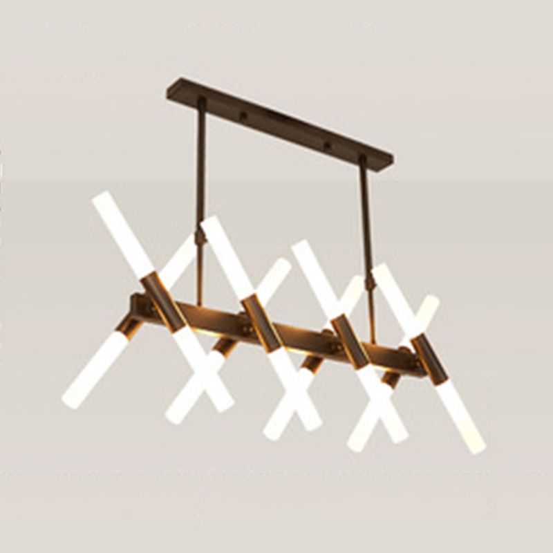 Acrylic Sputnik LED Island Pendant Light in Modern Creative Style Wrought Iron Ceiling Light for Dining Room