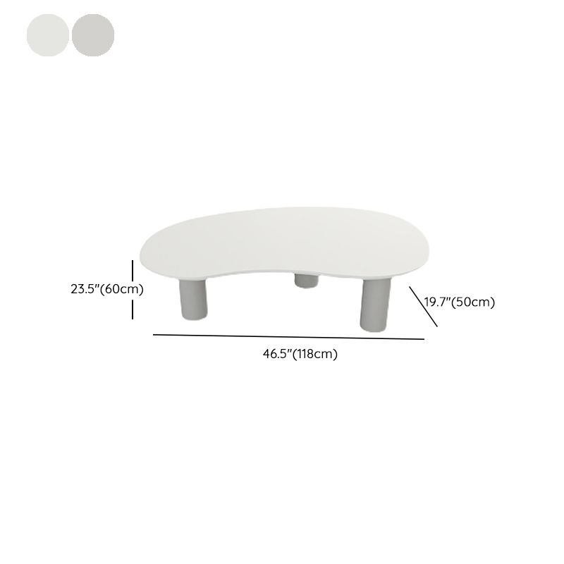 Modern 3 Legs Coffee Table Slate Coffee Table for Living Room