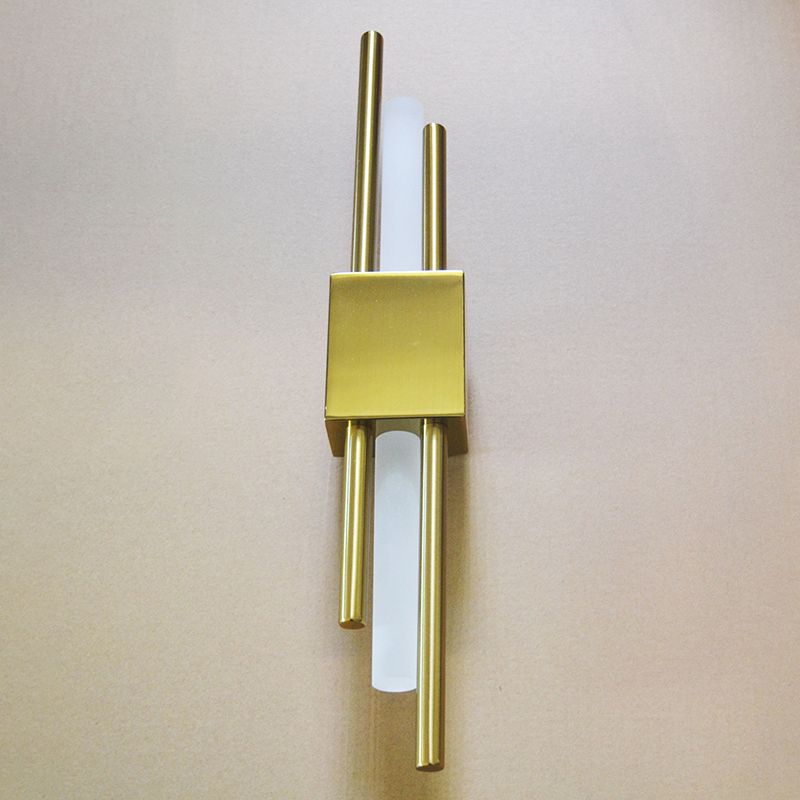 19.5" H Post-modern Style Wall Mount Lamp Minimalism Metal Lines Design Sconce Lights for Hallway Aisle