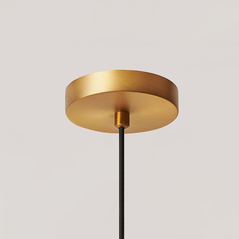 Luce lampadario a cono tradizionale luce sospensione a 3 luci con tonalità in tessuto