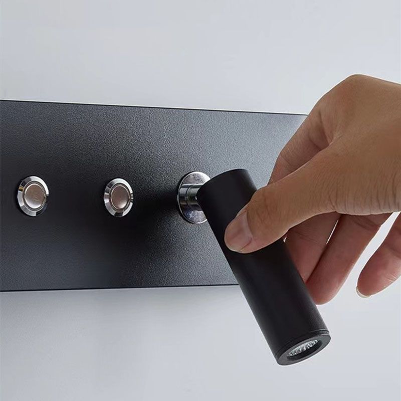 Modern Minimalist LED Wall Light Rectangular Iron Wall Lamp for Bedroom