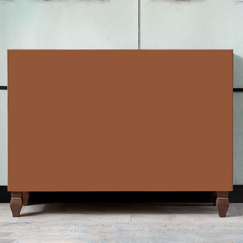 Mid-Century Modern Wood Cabinet Knobs Side Cabinet with Drawer