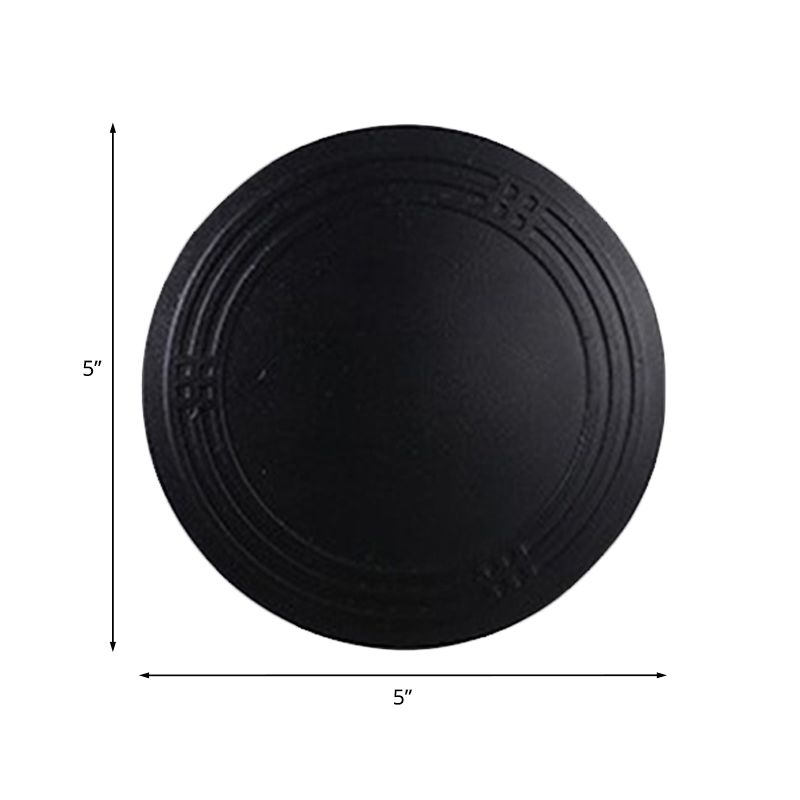 Fleur Pathway Lampe murale à 4 faces Aluminium LED Contemporain LED Éclairage d'éclairage en noir