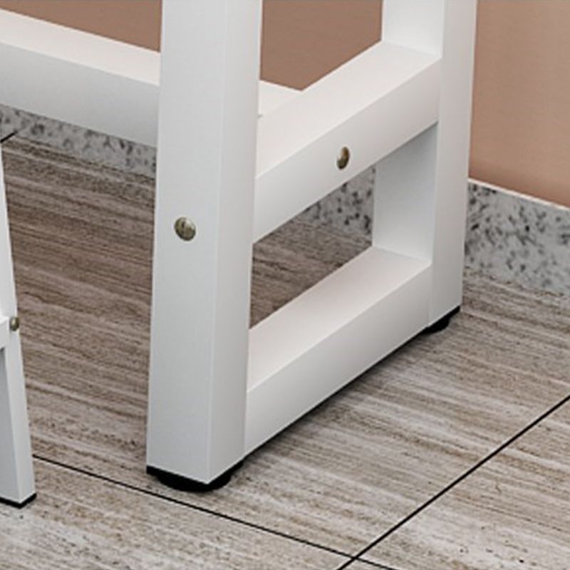 Modern Style Wood Bar Stool Table Rectangle Bar Table for Cafe and Breakroom
