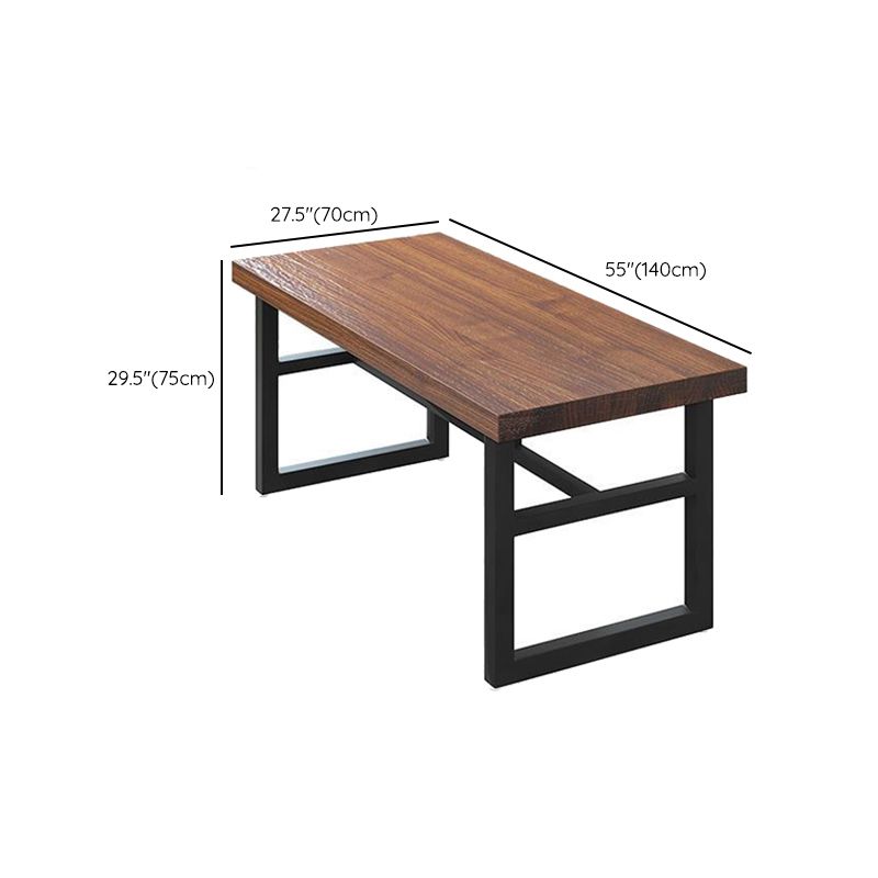 Industrial 1/3/5/7 Pieces Dining Set Rectangle Wood Dining Table for Cafe