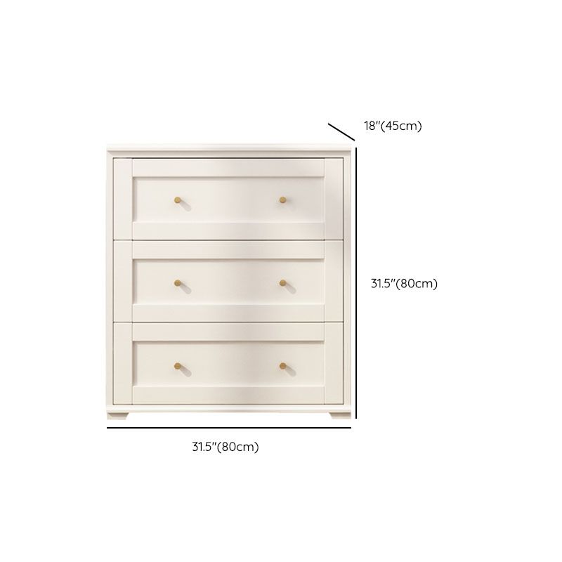 Modern Horizontal Double Dresser Birch Wood Storage Dresser for Bedroom