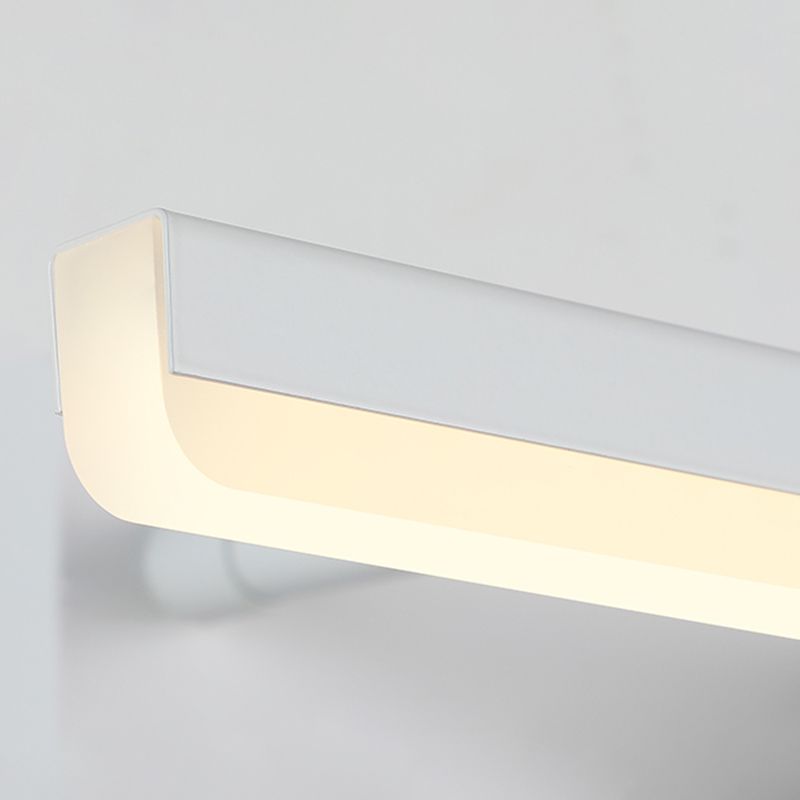 Moderne minimalistische stijl lineaire wand gemonteerd ijdelheid lichten metaal 1 licht ijdelheid verlichting ideeën voor badkamer