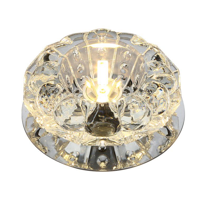 Contemporary Flush Mount Lighting Geometric Ceiling Lighting Fixture with Hole 2-3.5'' Dia