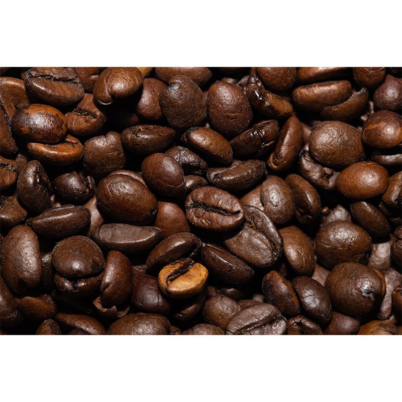 Minimalism Style Coffee Bean Mildew Resistant Coffee Shop Wall Covering