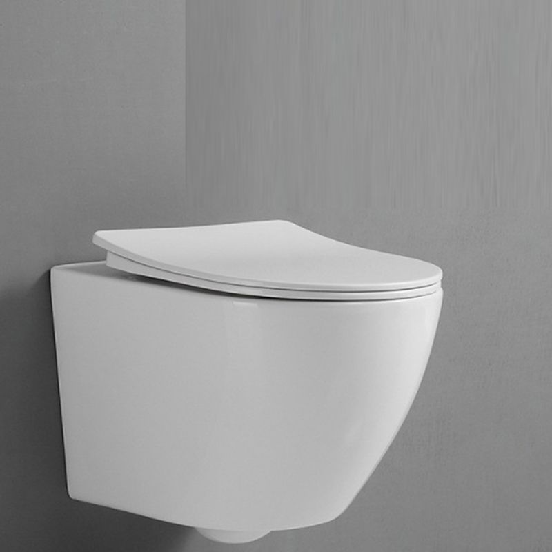 Contemporary One Piece Toilet Bowl Wall Mount Porcelain Urine Toilet