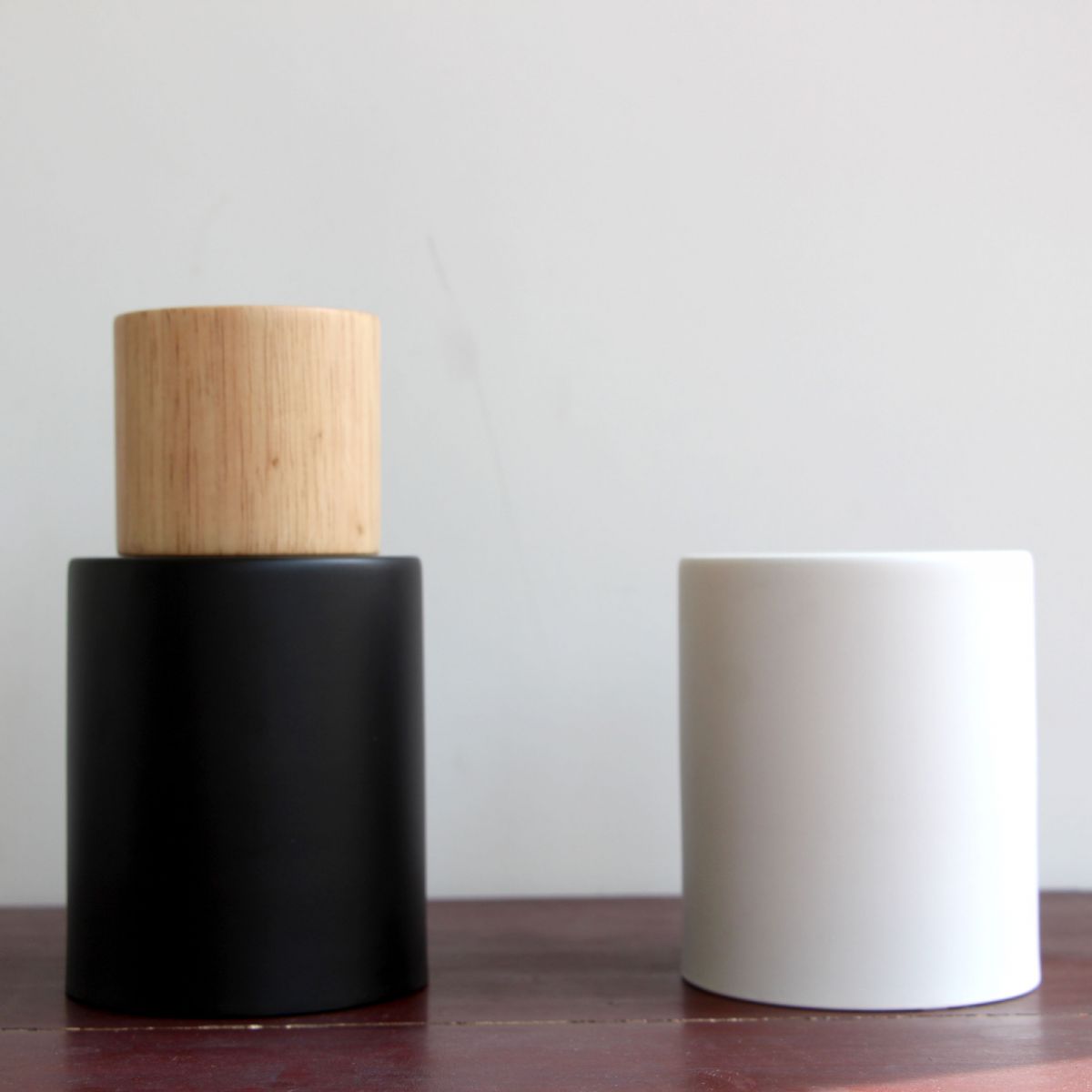 Cylindrical Mini Pendant Light Fixture Nordic Metal Single Hallway Hanging Light