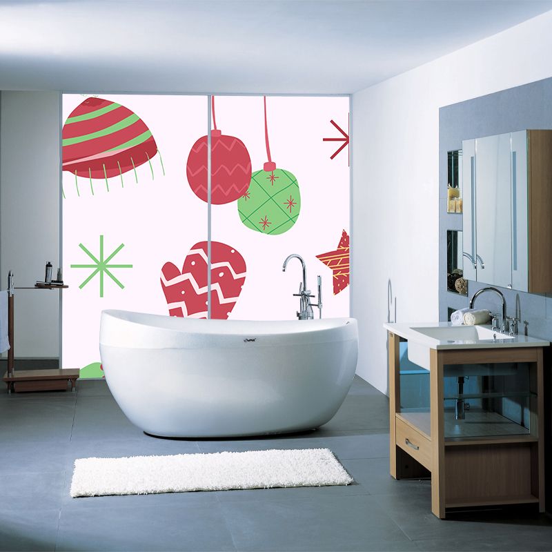 Cartoon Mural Wallpaper Christmas Illustration Indoor Wall Mural