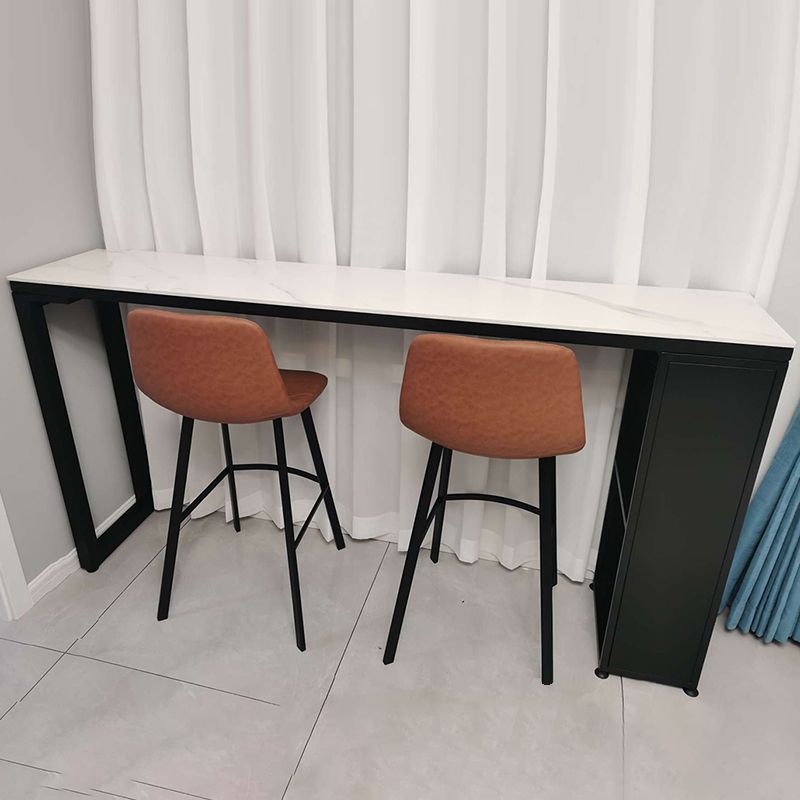 Indoor 1/2/3 Pieces Pub Dining Set Industrial Table and Stool Set with Storage