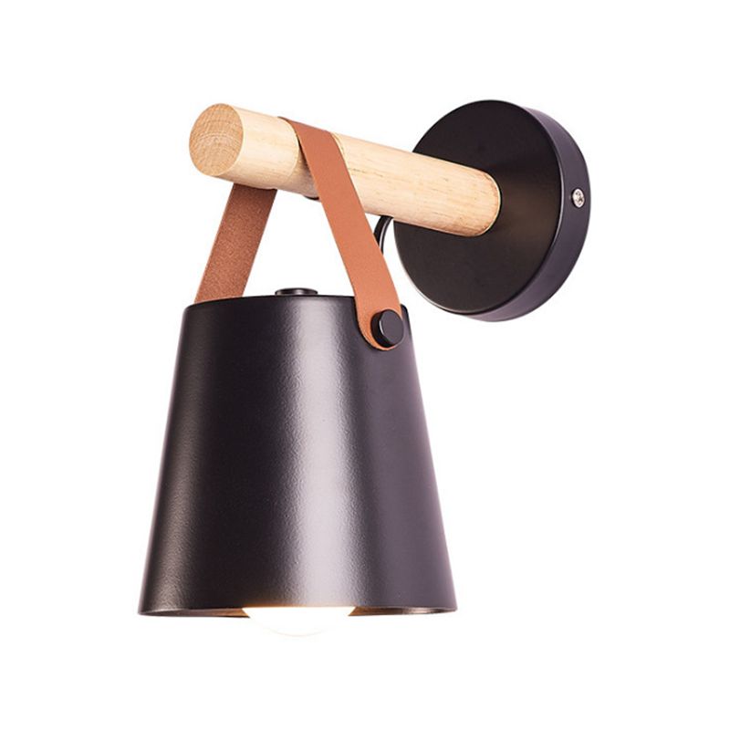 Modern Style Simple Wall Lamp Wooden Wall Light Sconce for Bedroom