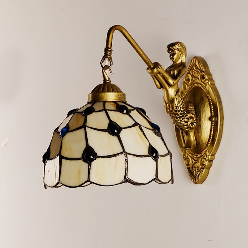 Tiffany Unique Shape Wall Light Fixture Wall Mounted Lighting for Bedroom