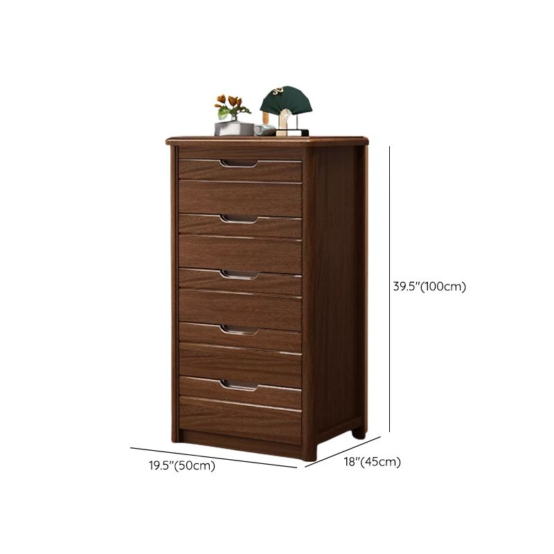 Traditional Storage Chest Solid Wood Storage Chest Dresser with 3/4/5 Drawers