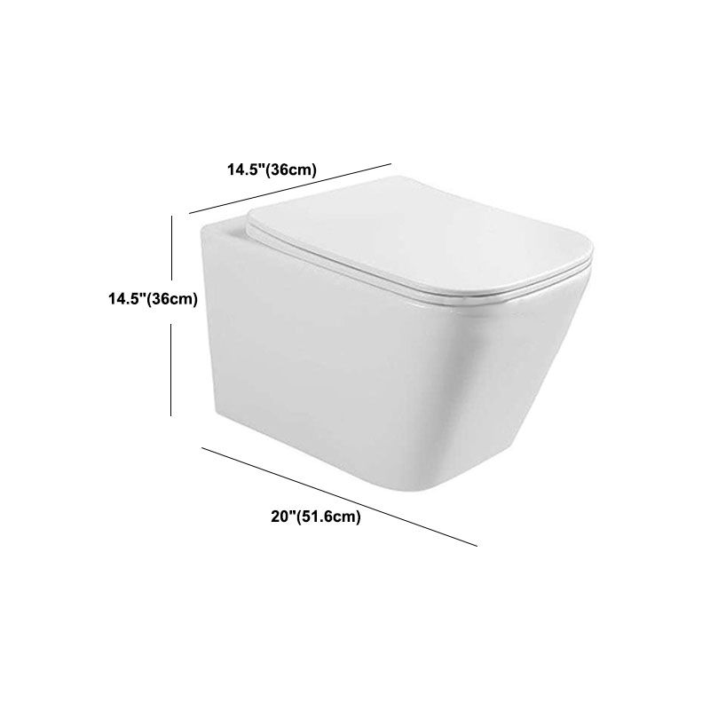 One Piece Elongated Toilet Bowl 0.8/1.58 GPF Ceramics Flush Toilet for Bathroom