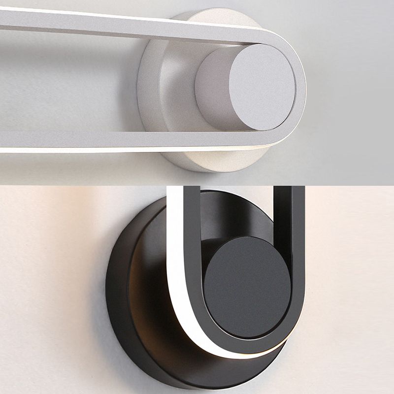 Modern Minimalist Style Linear Wall Mounted Lights Metal Wall Lamps for Living Room