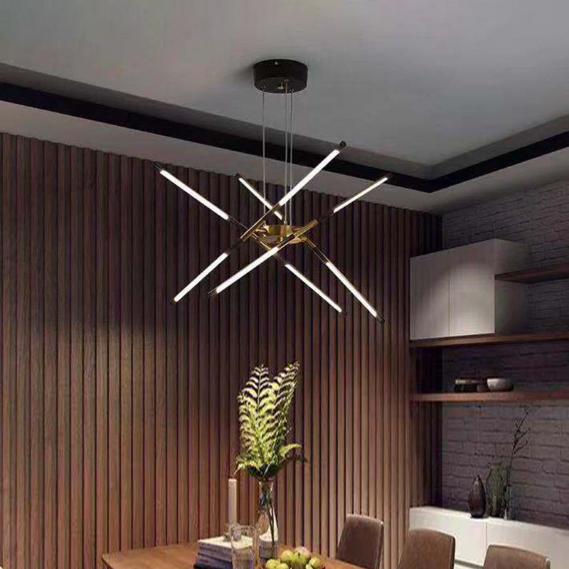 Minimalismo de lámpara de oro Luz Multi Light Light para sala de estar para sala de estar