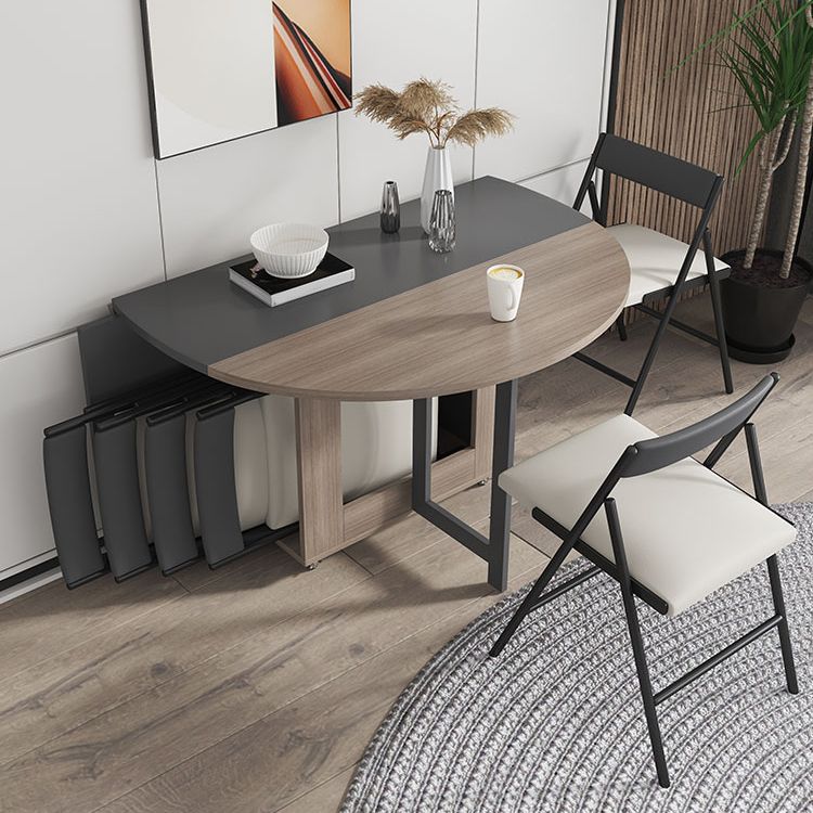 Round Mid-Century Modern Dining Table Pedestal Base Table for Dining Room(only table)