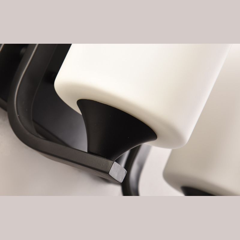 Moderna semplicità cilindri con le luci di applique luci latte murale vetrino illuminazione con camera da letto per camera da letto