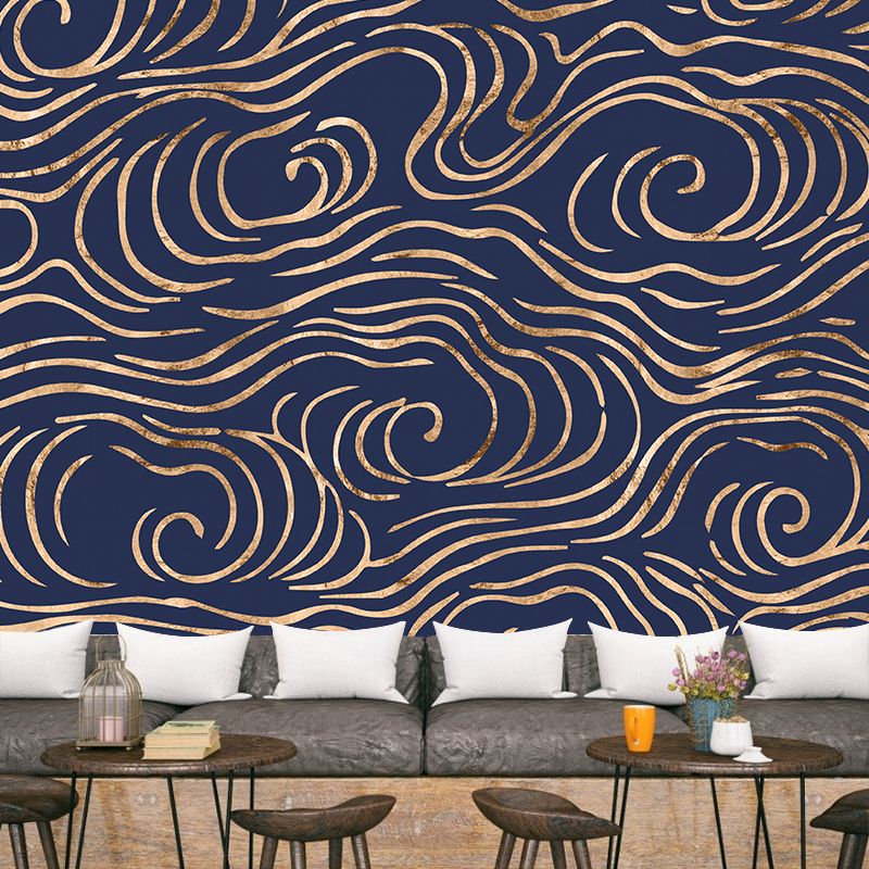 Non-Woven Home Decor Mural Wallpaper Modern Clouding Pattern Wall Covering, Customised