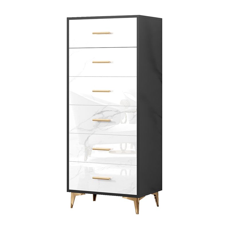 Modern Dresser Manufactured Wood Storage Chest Dresser with 3/4/5/6 Drawers