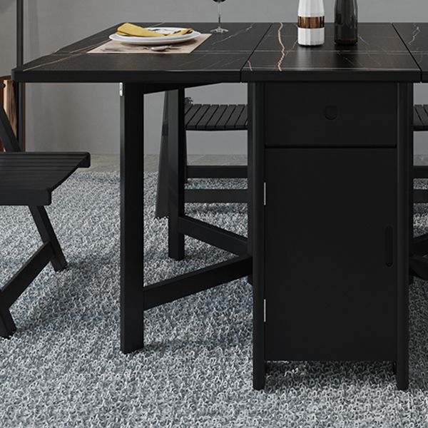 Contemporary Style Rectangle Furniture Trestle Base Dining Table (only Table)